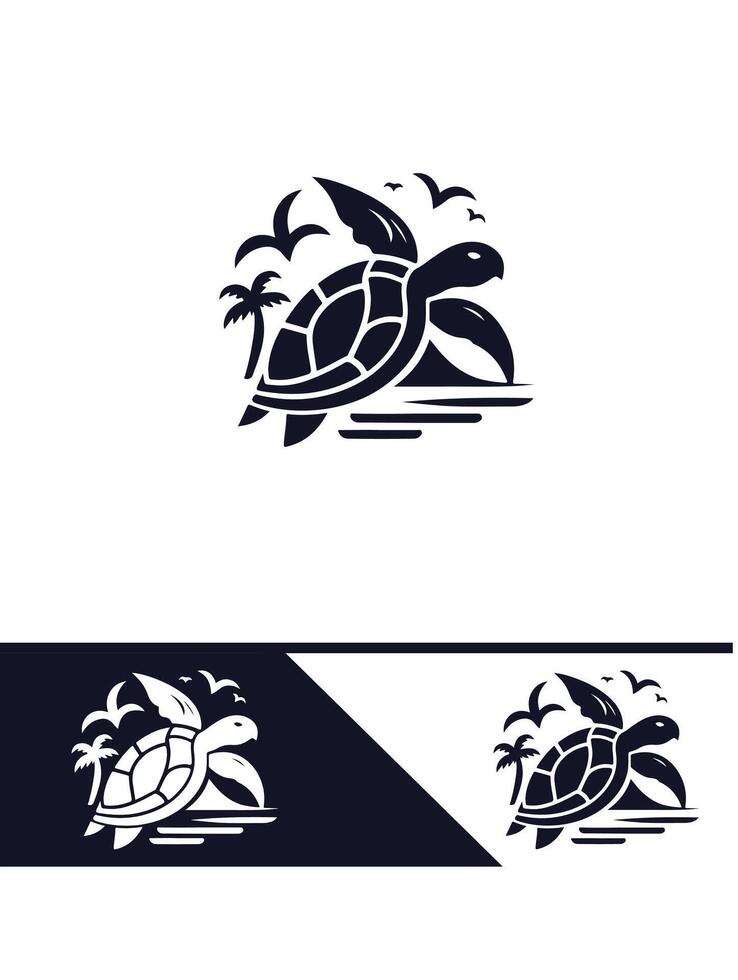 Turtle Haven Turtle logo vector