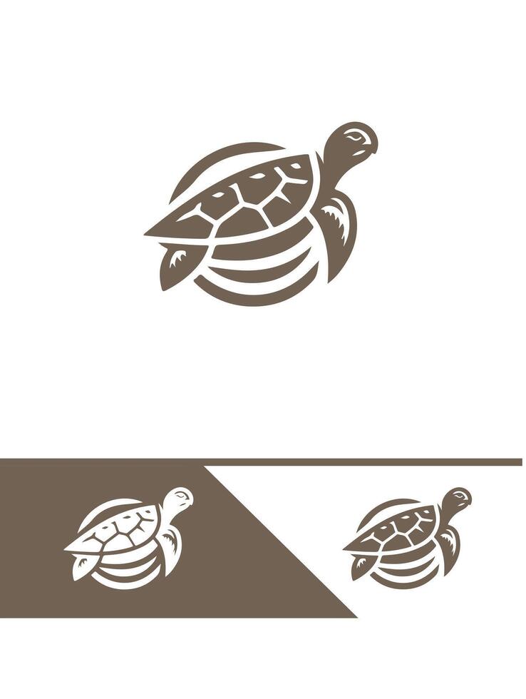 The Turtle Nest Turtle logo vector