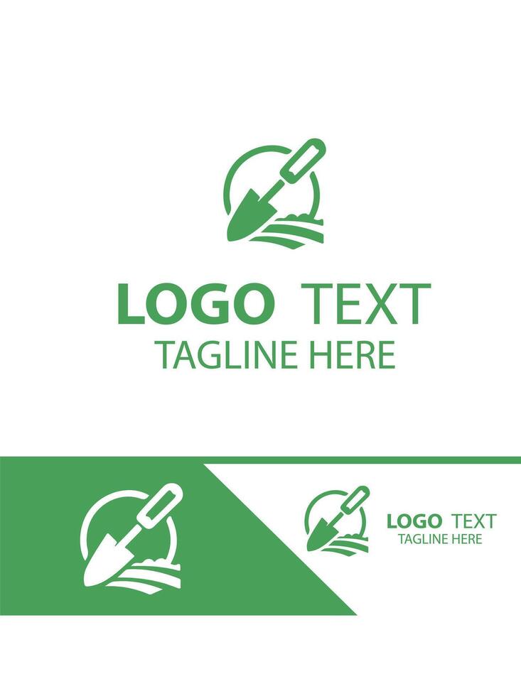 Purely Plants gardening logo vector
