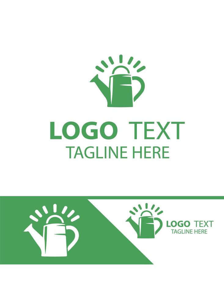 The Plant Patch gardening logo vector