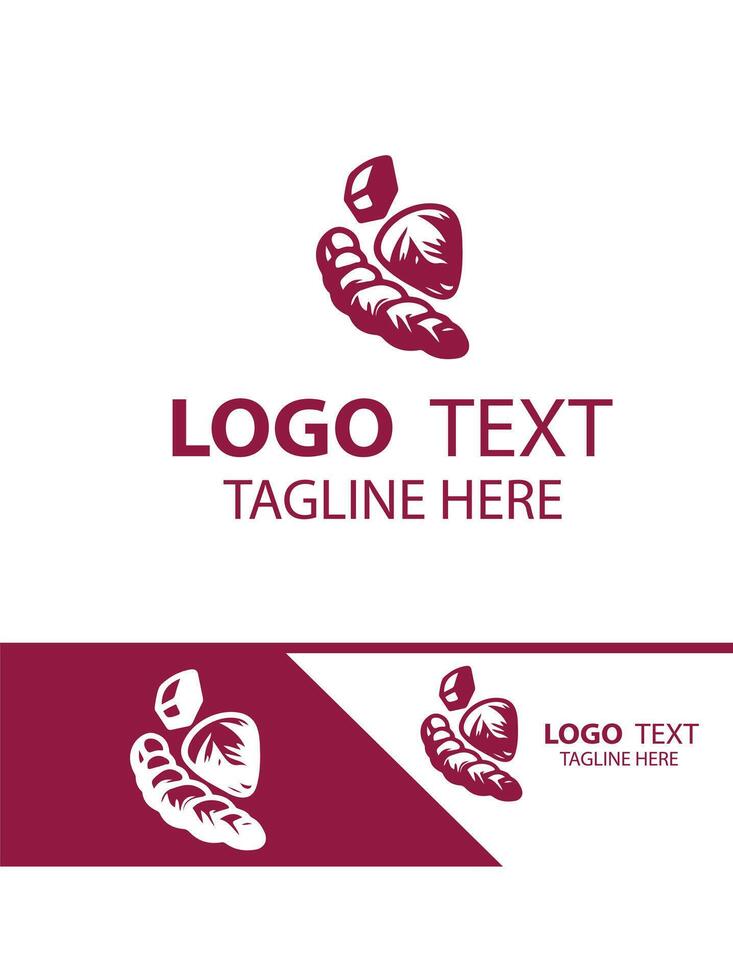 Sweet Layers Patisserie pastry logo vector