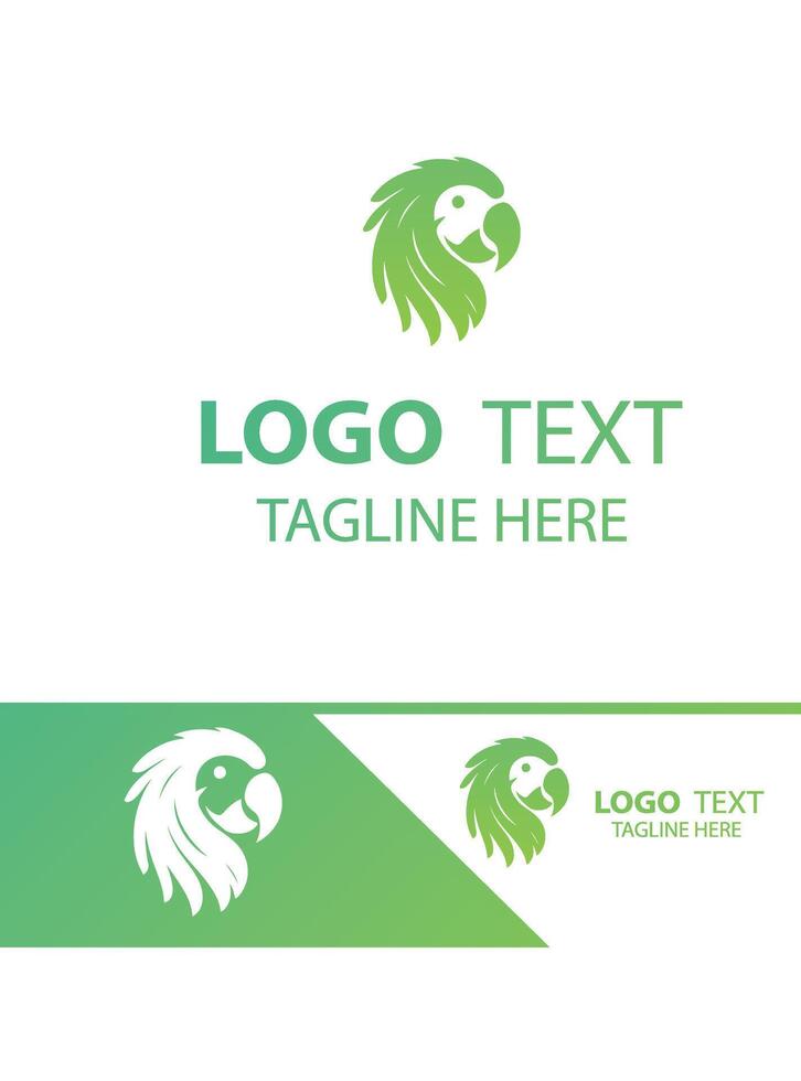 Parrot Flicker parrot Logo vector