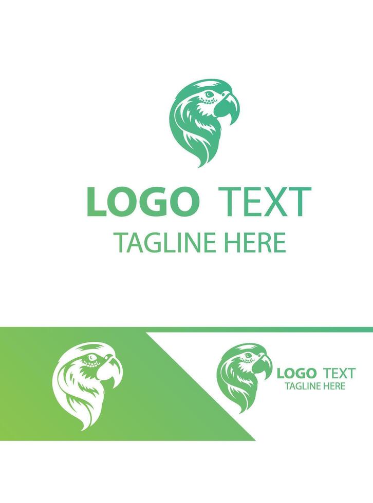 Parrot Hub parrot Logo vector