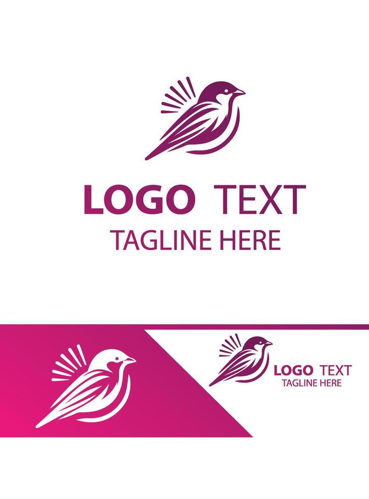 Sparrow Chirp Logo vector
