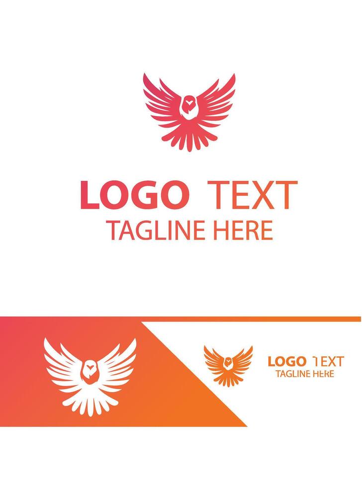 Feather Flight Sparrw Logo vector
