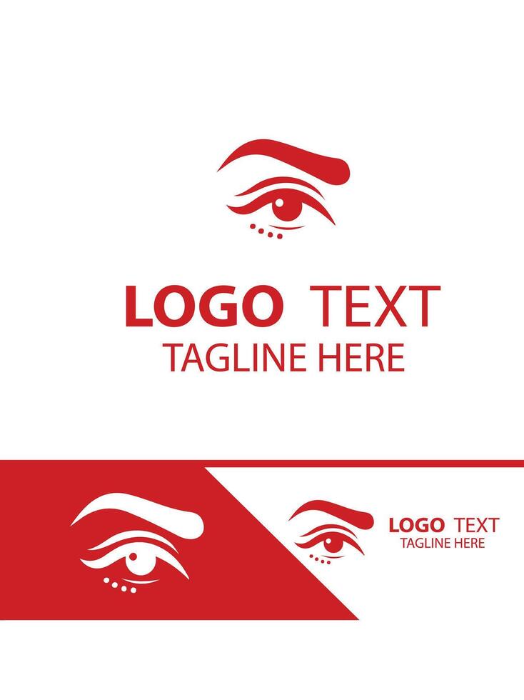 Brow Nectar eye brow logo vector