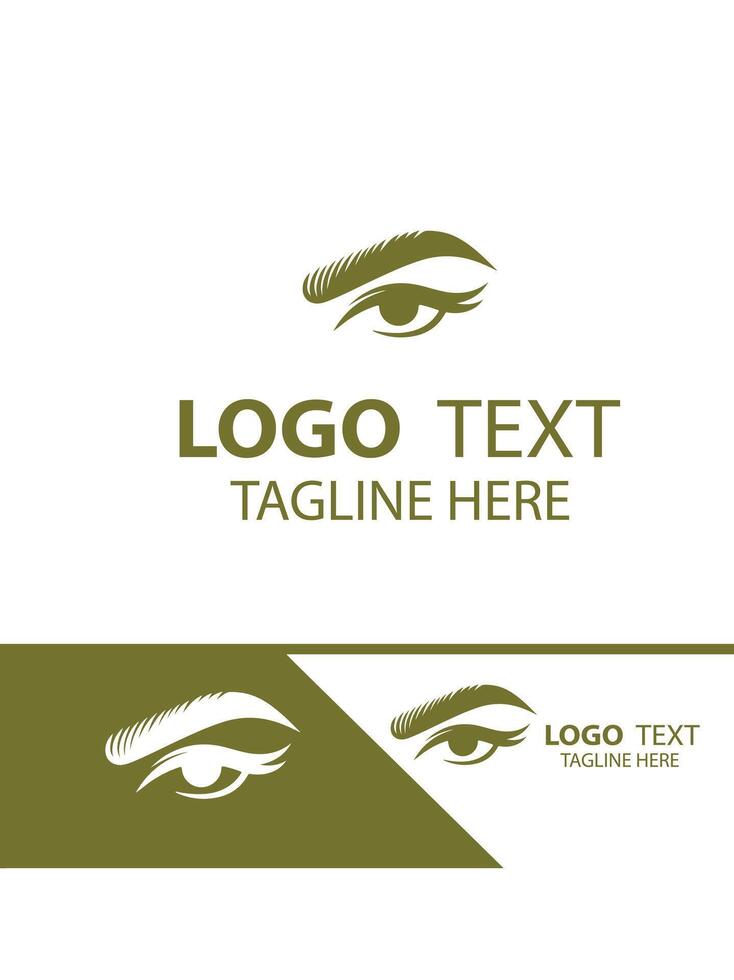 Brow Sculptors eye brow logo vector