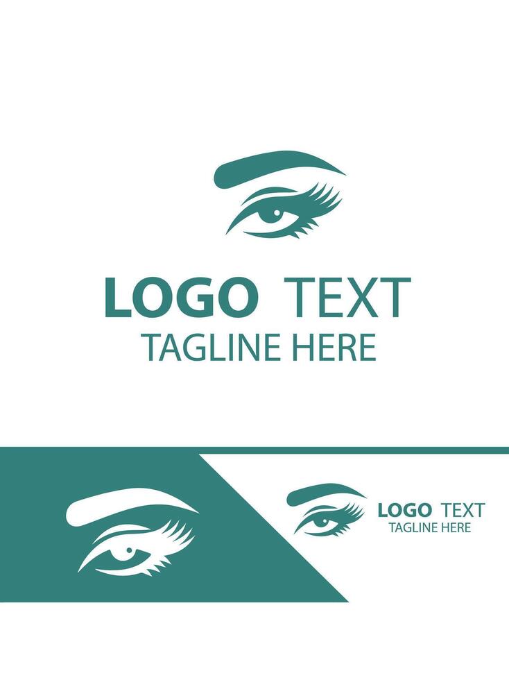 Arch Style eye brow logo vector