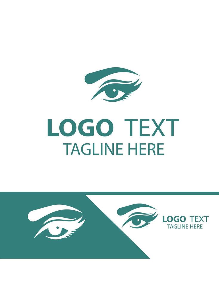 Precision Brow eye brow logo vector