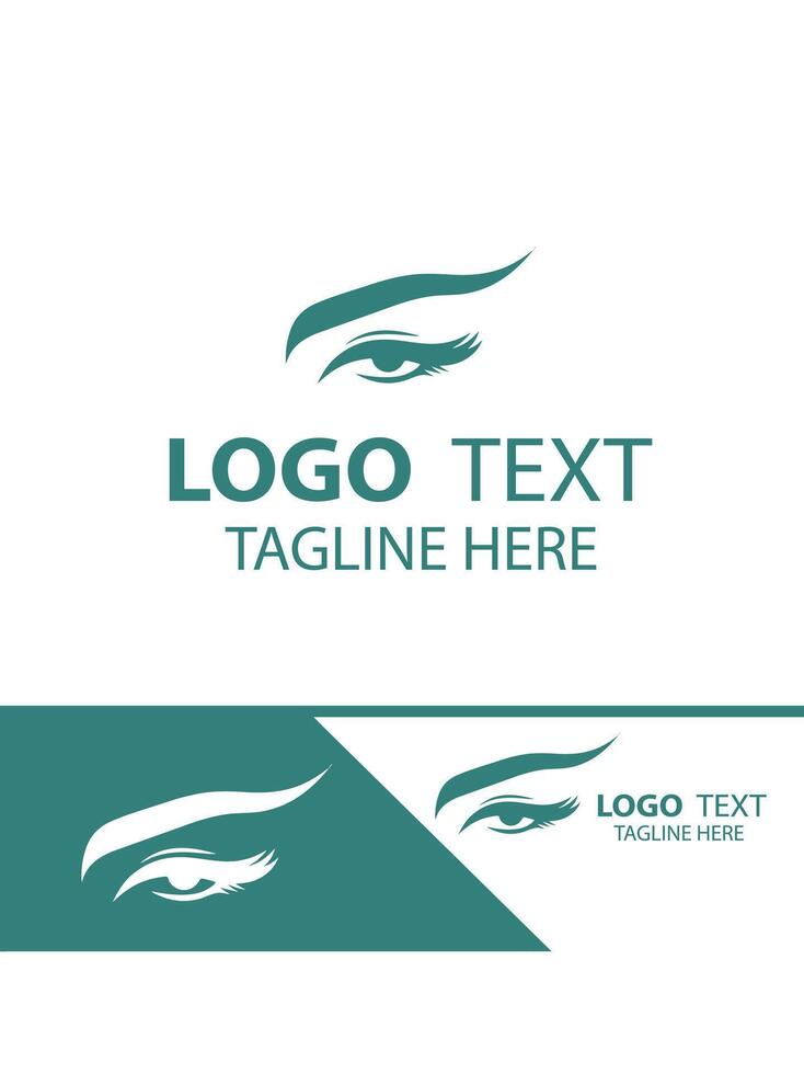 Sculpted Brow eye brow logo vector