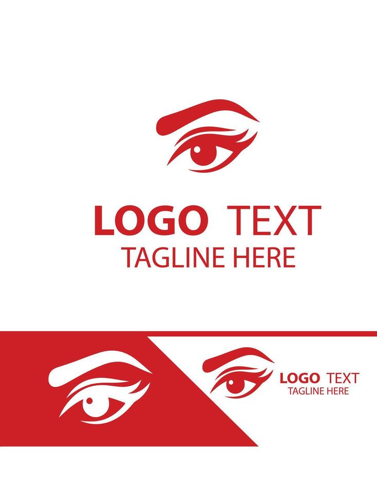 Brow Flow eye brow logo vector