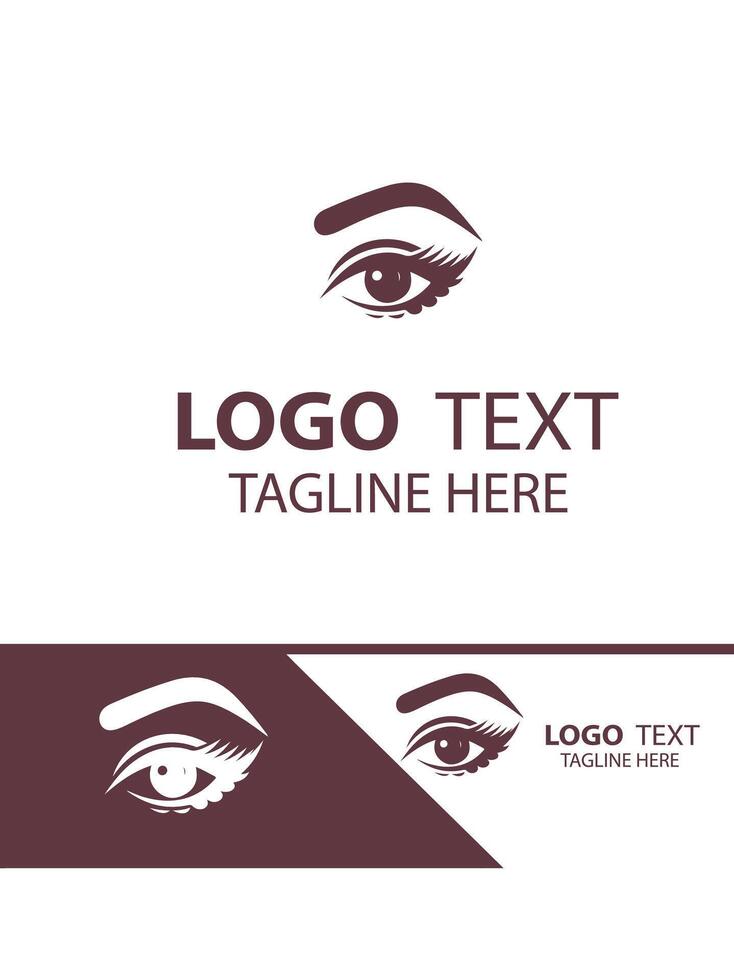 Brow Haven eye brow logo vector