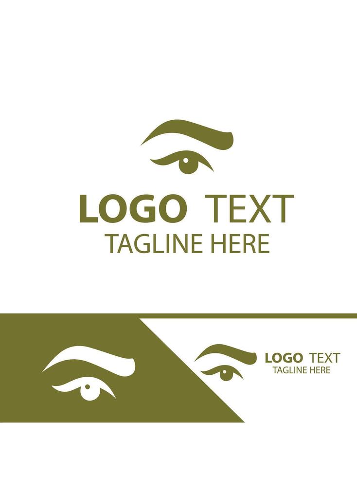 Brow Vibe eye brow logo vector