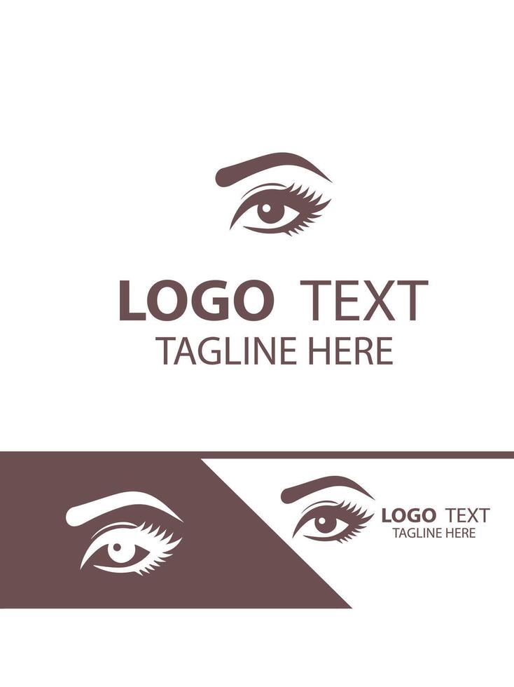 Brow Chic eye brow logo vector