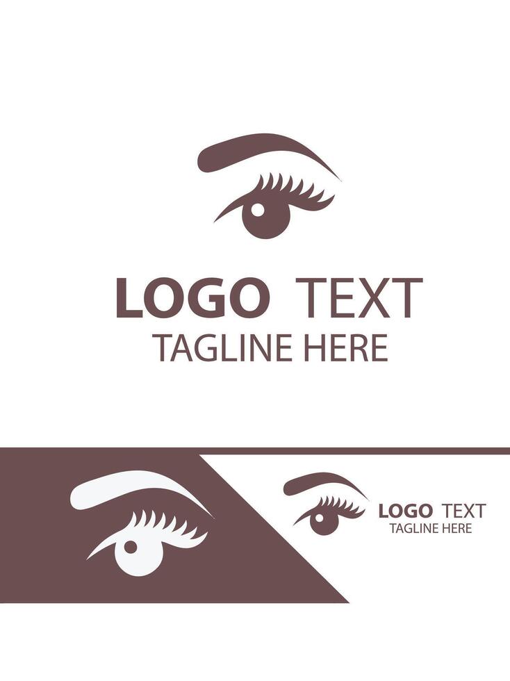 Brow Wave eye brow logo vector