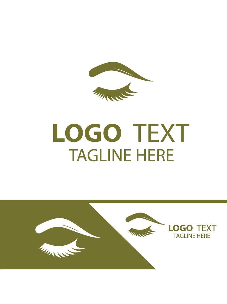 Brow Bloom eye brow logo vector