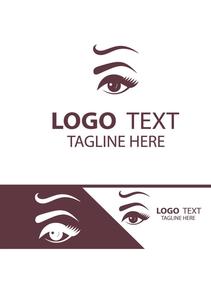 Sculpted Arch eye brow logo vector