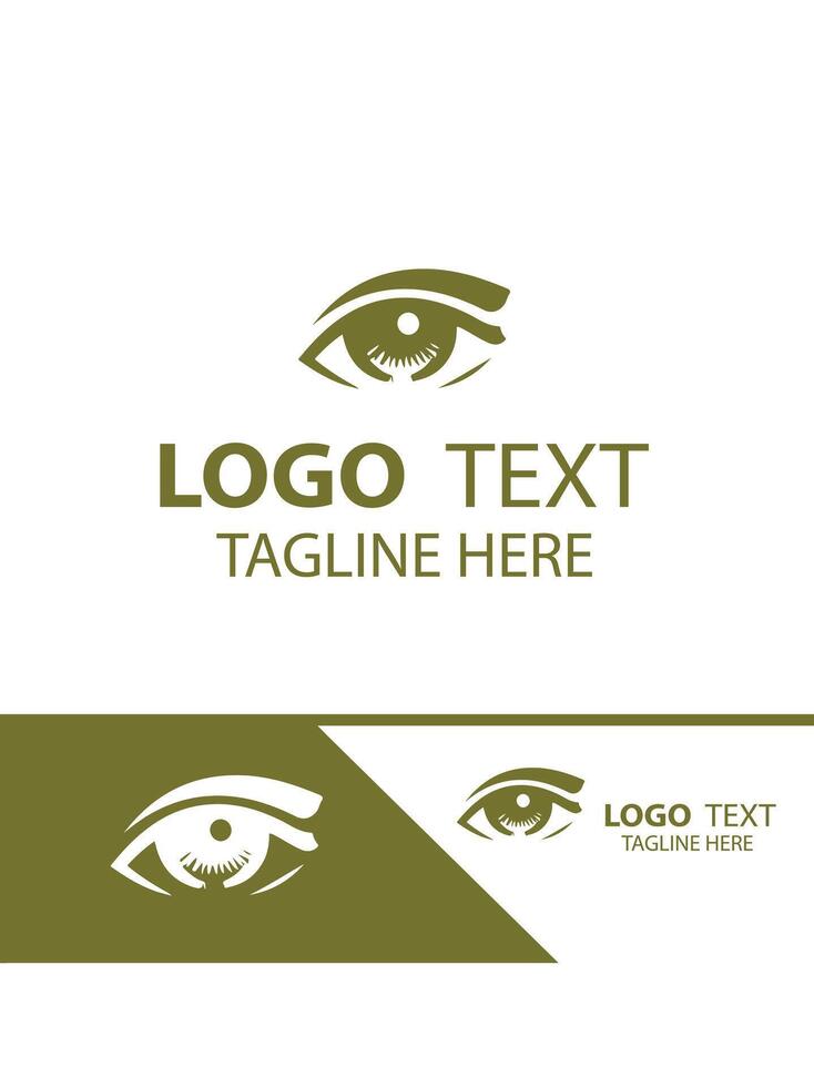 Iris Craft eyes logo vector