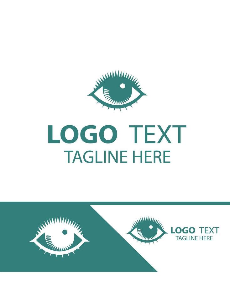 Blink Point eyes logo vector
