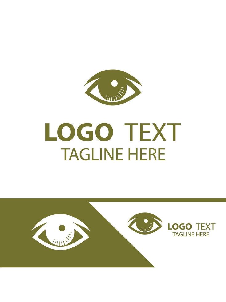 Iris Flow eyes logo vector