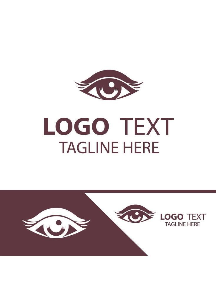 Blink Wave eyes logo vector