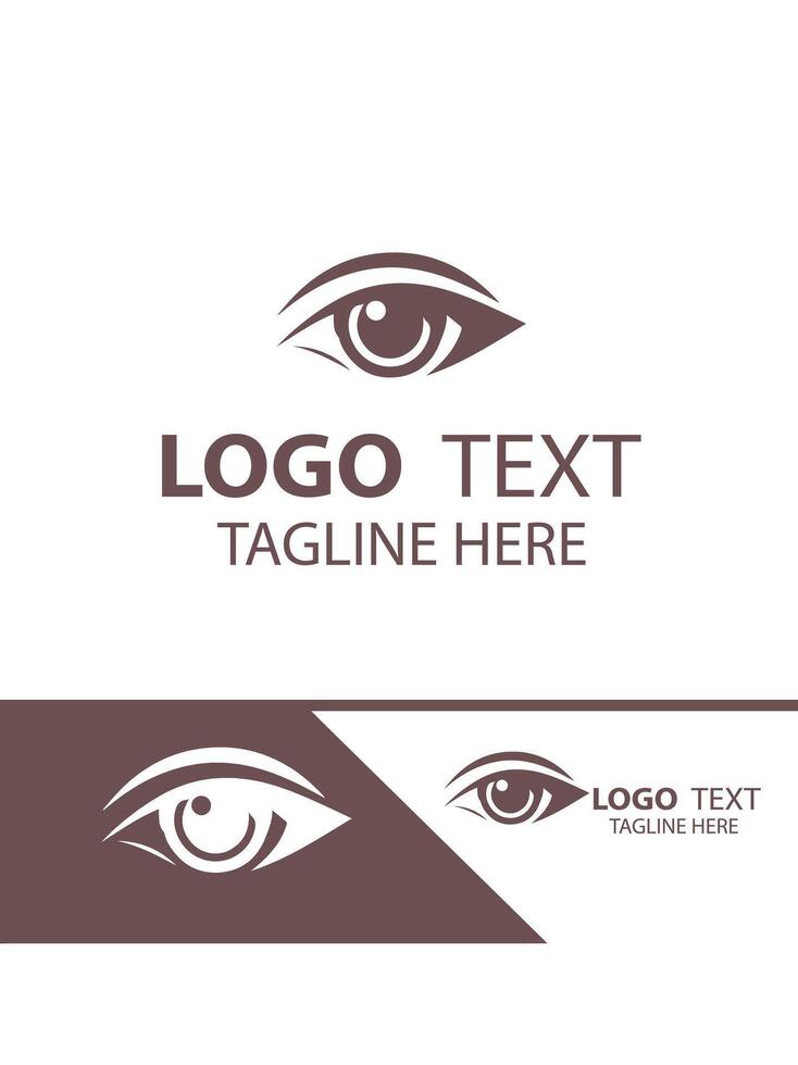 Pure Fusion eyes logo vector