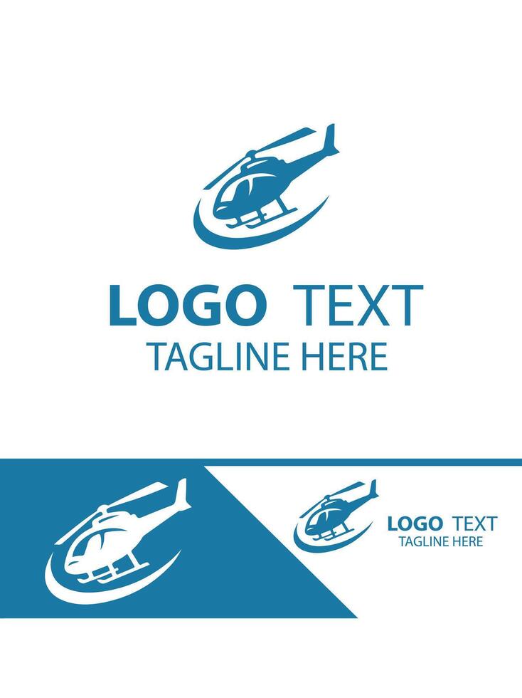 Hover Fusion HELICOPTER logo vector