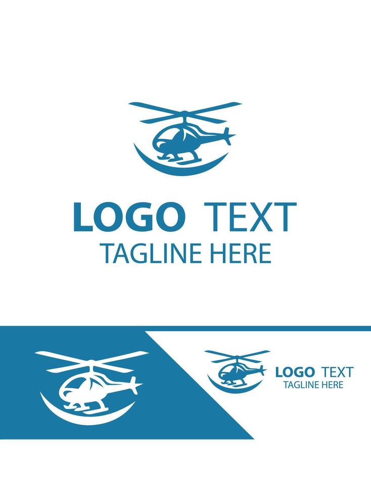Heli Trek HELICOPTER logo vector