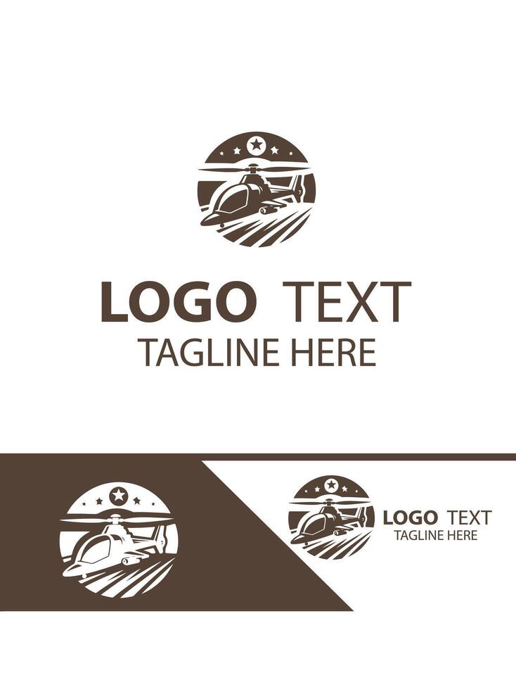 Hover Vision HELICOPTER logo vector