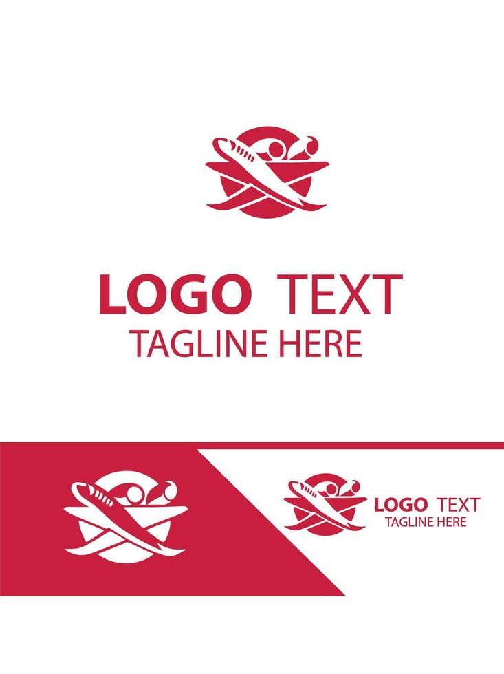 Swift Wings plane logo vector