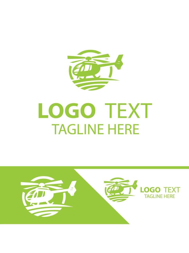 Aero Hover HELICOPTER logo vector