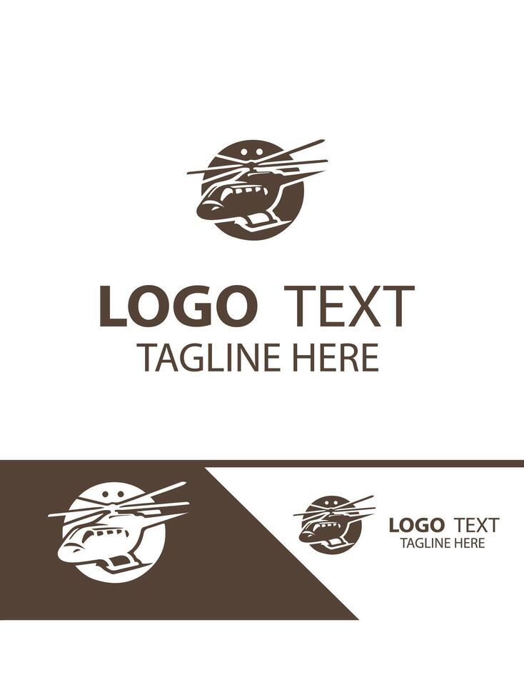Blade Pilot HELICOPTER logo vector