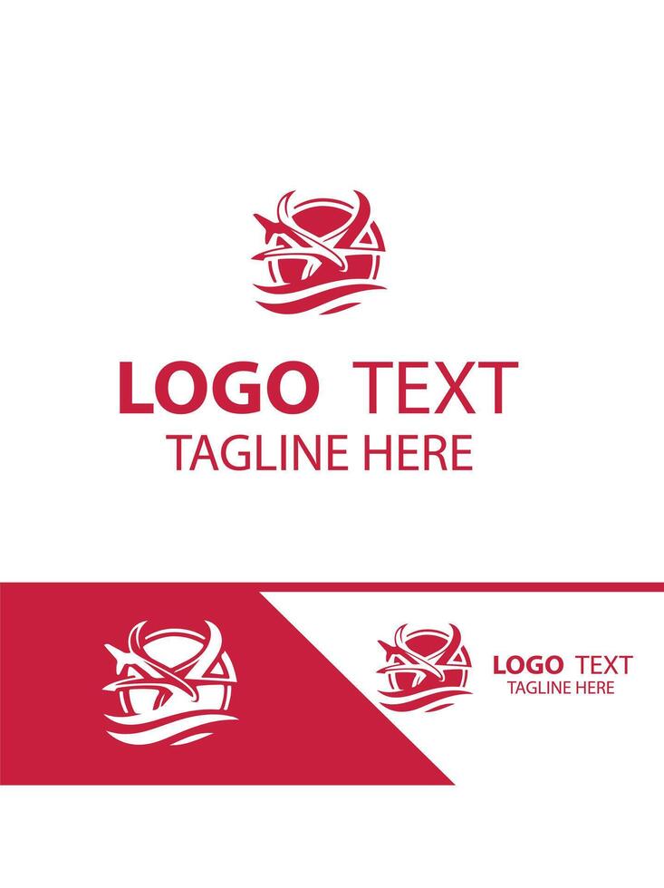 Air Fusion plane logo vector