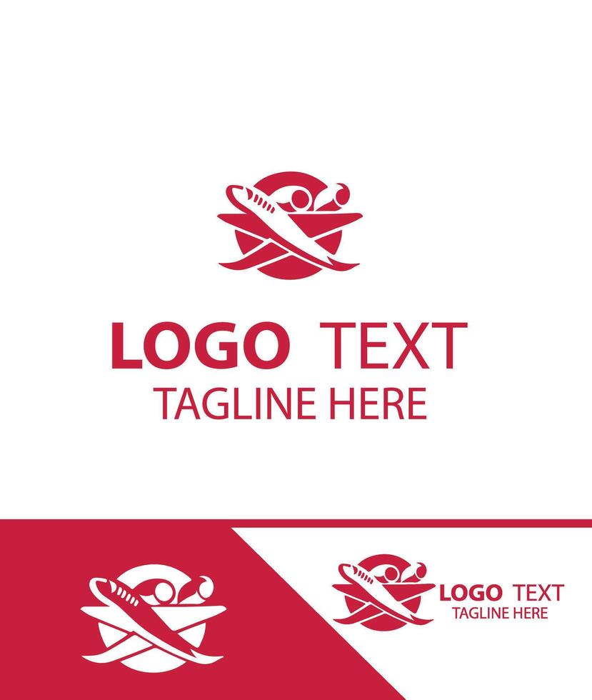 Jet Cruiser plane logo vector