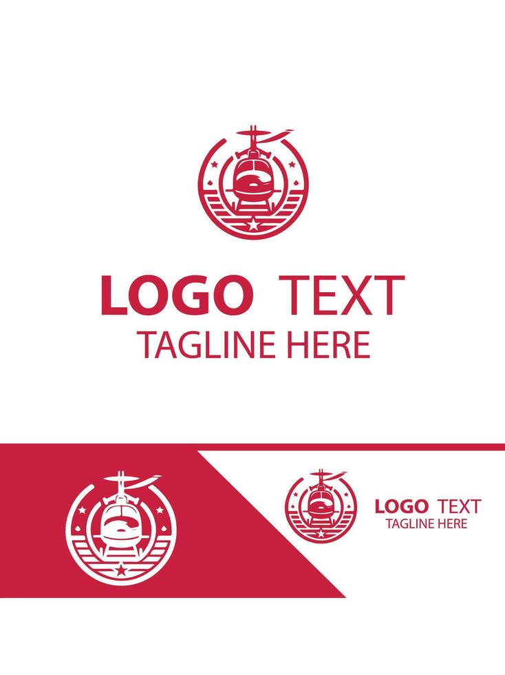 Rotor Wave HELICOPTER logo vector