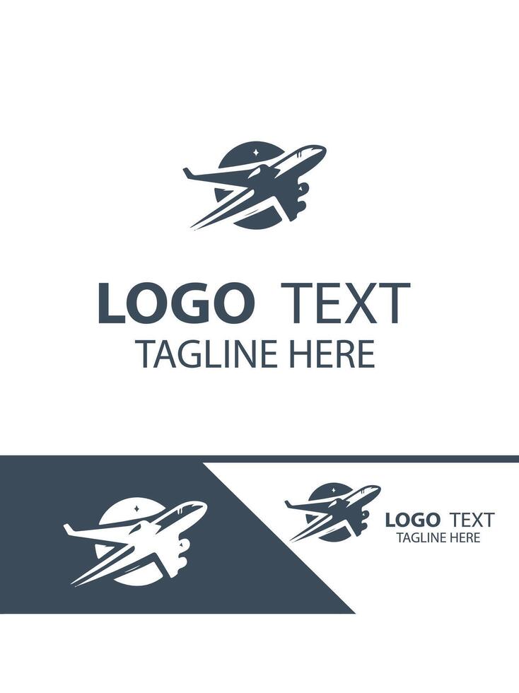 Aero Bound plane logo vector