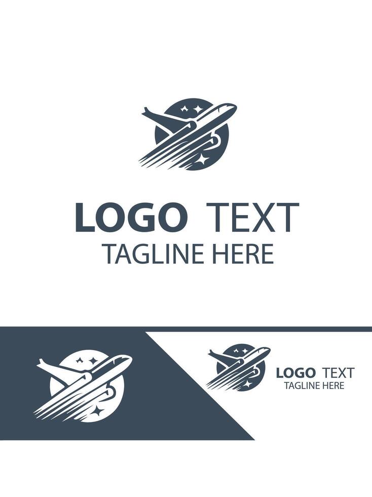 Jet Tracer plane logo vector