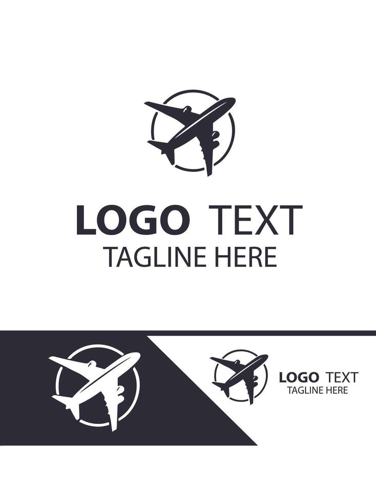 Sky Edge plane logo vector