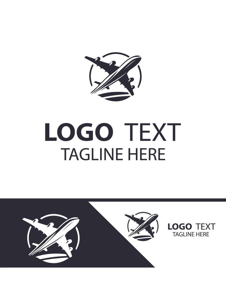 Sky Drift plane logo vector