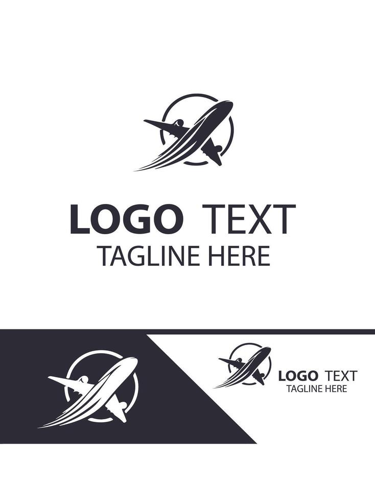Swift Jet plane logo vector