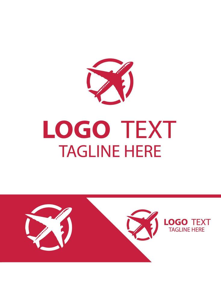 Turbo Wings plane logo vector