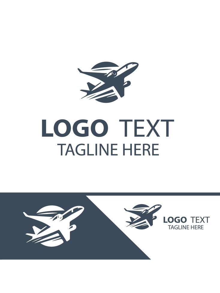 Jetstream plane logo vector