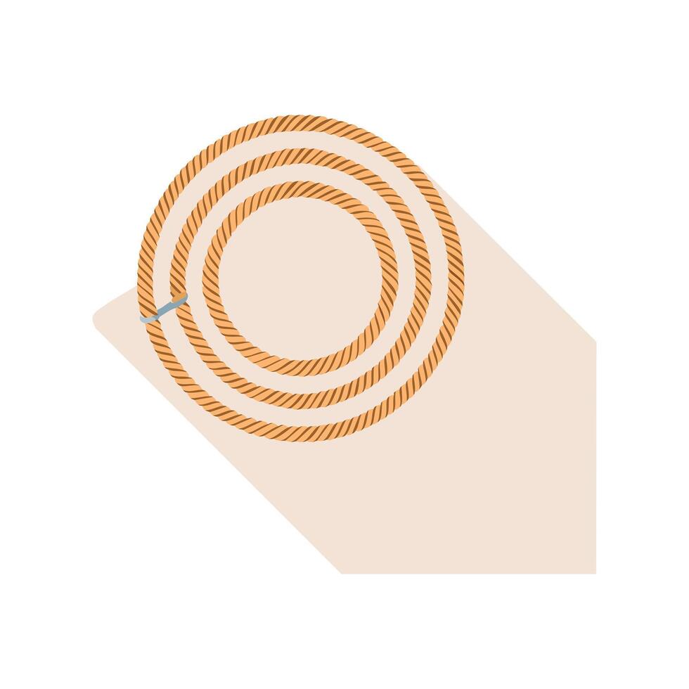 Illustration Climbing rope vector