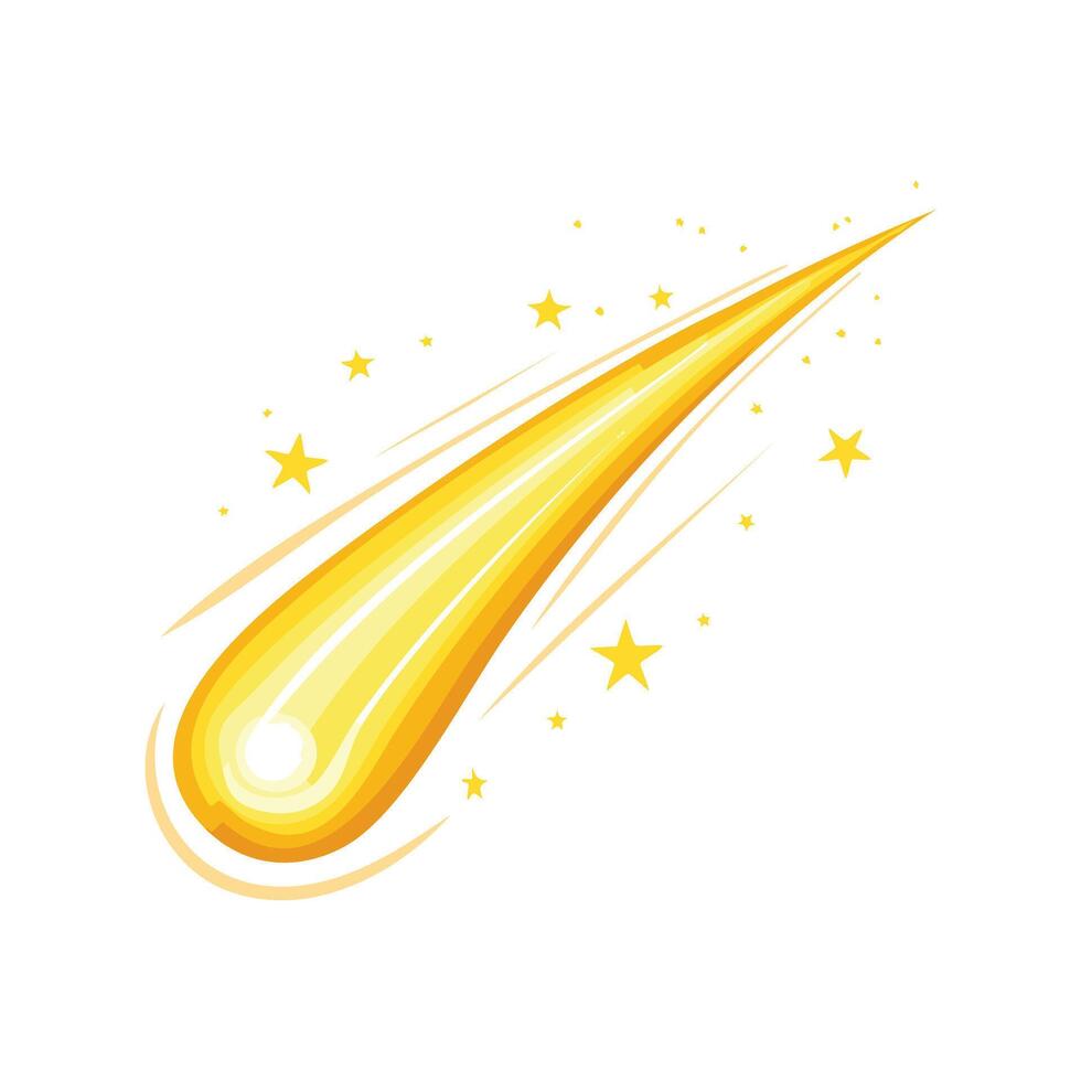 Illustration Comet trail vector