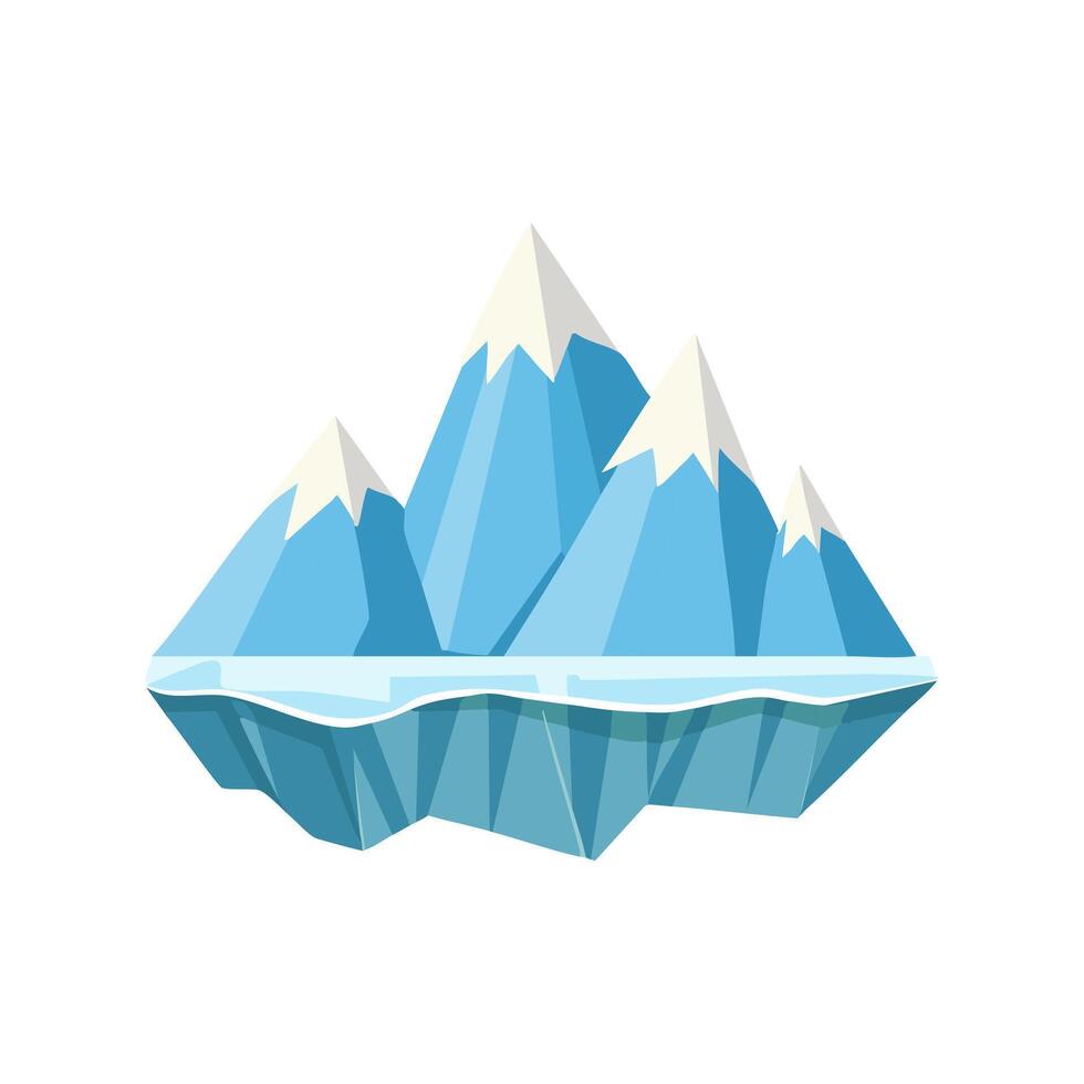 Illustration of Glacier vector