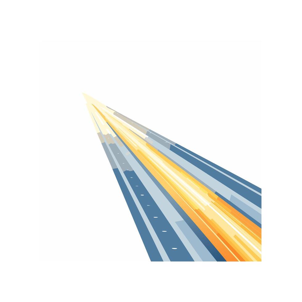 Illustration Light trails vector
