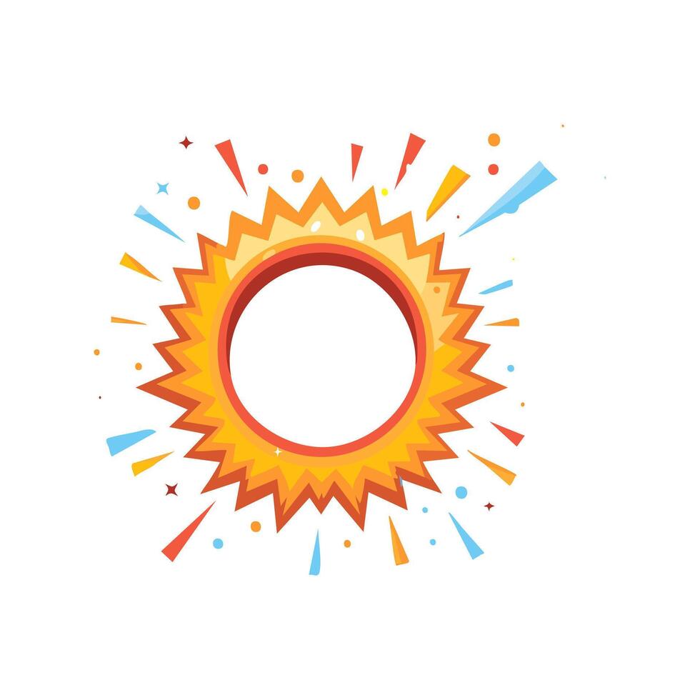 Illustration Ring explosion vector