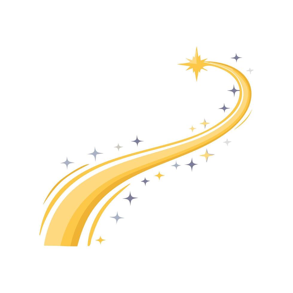 Illustration Sparkle stream vector