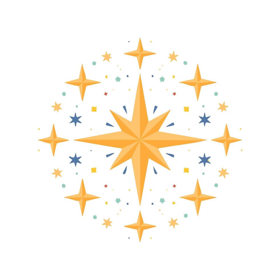 Illustration Star cluster vector