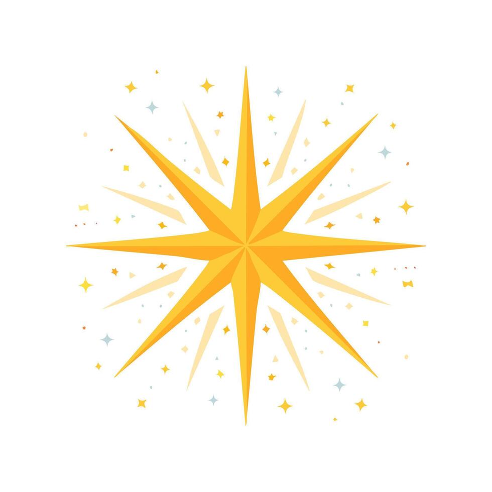 Illustration Starburst explosion vector